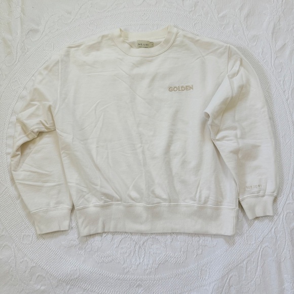 Mejuri ‘Golden’ Embroidered Crewneck - Picture 3 of 5